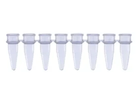 Strip tubes without cap - 8 strip standard tubes 0.2ml,pp , D/Rfree - 125 un. - ABDOS