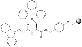 Fmoc-Cys(Trt)-Wang resin (100-200 mesh)