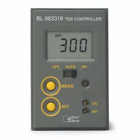 TDS Mini Controller, range: 0 to 1999 mg/L (ppm), dosing relay: contact closed , 115V/230V