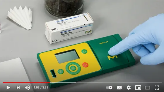 Determination of Nitrate content in Soil