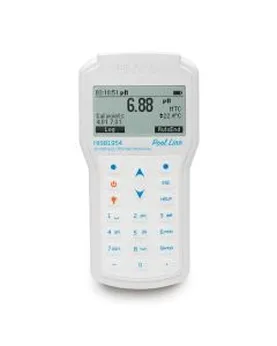 Pool Line HI98195 pH/EC multiparameter portable meter supplied with HI7698195 probe with 4 meter