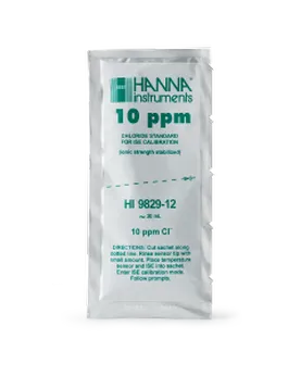 10 ppm standard sachet for HI7609829-11 chloride ISE, 25 mL (25)