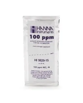 100 ppm standard sachet for HI7609829-12 nitrate ISE, 25 mL (25)