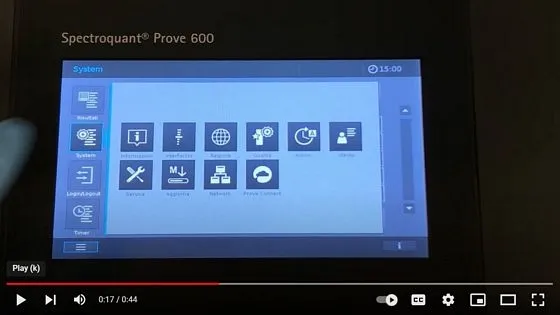 Just prove it with your Spectroquant prove photometer languages vimeo