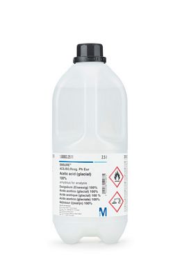 Acetic acid (glacial) 100% anhydrous for analysis EMSURE® ACS,ISO,Reag. Ph Eur