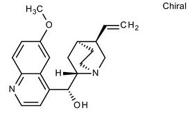 (-)-Quinine for resolution of racemates for synthesis