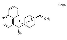 (+)-Cinchonine for resolution of racemates for synthesis