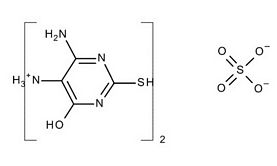 4,5-Diamino-6-hydroxy-2-pyrimidinethiol hemisulfate-1,5-hydrate for synthesis