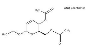 (+)-Ethyl-4,6-di-O-acetyl-2,3-dideoxy-α-D-erythro-hex-2- enopyranoside for synthesis