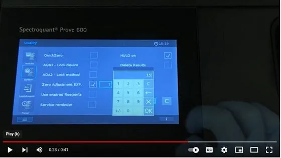 Just prove it with your Spectroquant prove photometer validation period vimeo